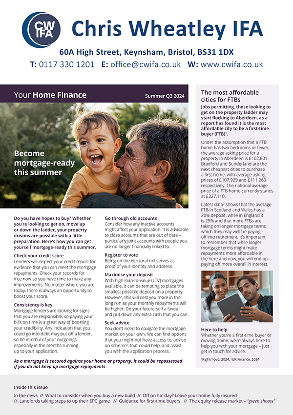 Home Finance Newsletter